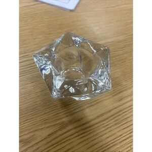 PartyLite PO103 WINDSWEPT 24% Lead Crystal Votive Candle Holder Vintage